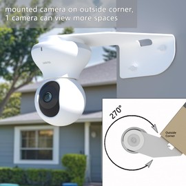 Zwolf Outside Corner Wall Mount for Blurams Security Camera, Cover Both Sides of The House 270 Degrees, Reduce Blind Spots (2)