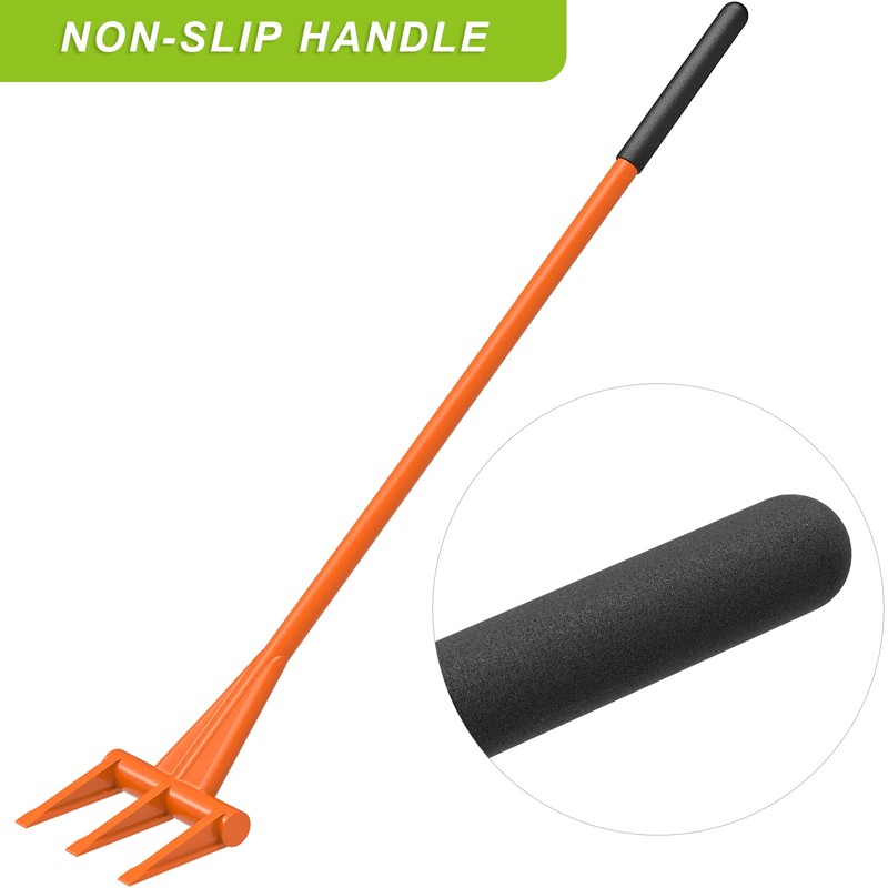 Dolibest 56'' Demo Bar, Heavy Duty 3-Tine Wrecking Bar with