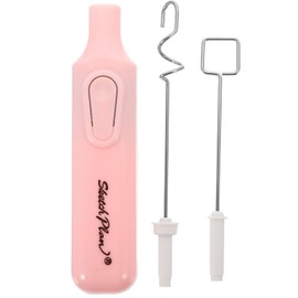 ULTNICE 1 Set Gouache Paint Mixing Lip Gloss Pigment Stirrer Blending Making DIY Crafts Epoxy Resin Mixer Machine Resin Color Pigment Student Pigment Mixer Electric Cup Handheld Plastic