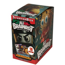 Skifidol Italian Brainrot Trading Card Game, Starter Box Universe Psychedelic, 18 Bags, 7 Cards per Bag, Exclusive