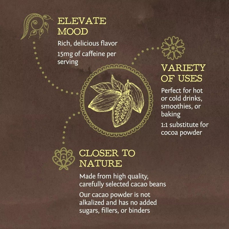 Sunwarrior Organic Cacao Powder | Baking & Smoothie Additive |