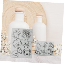 SAFIGLE 5 Sheets Shrink Film Shrink Plastic Craft Heat Shrinkable Film Kids Key Chains Shrinky Shrink Pp Material Keychain for Kids Kraft Tool Handmade Supplies Manual Handmade Paper Child