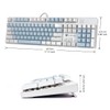 Merdia Mechanical Keyboard Gaming Keyboard | Blue Switch, Blue Color