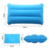 SUTAFOR Aufblasbares Kissen Ultraleicht Campingkissen Reisekissen für Strand Sitzkissen für
