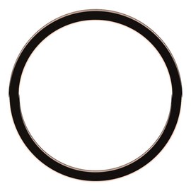 Solid 10k Rose Gold 1mm Flat Wedding Band Ring Classic Plain Traditional - Size 6