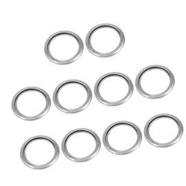 A ABSOPRO Drain Washer Drain Bolt Gasket Oil Change MD050317 M14 Mitsubishi Compatible Outlander Fits 2003-2014 Set of 10