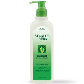 JNC Aloe Vera 84% Aloe Vera Premium Facial Wash, 240g, 1 piece / JNC 알로에베라 84%알로에베라 프리미엄 훼이셜워시, 240g, 1개