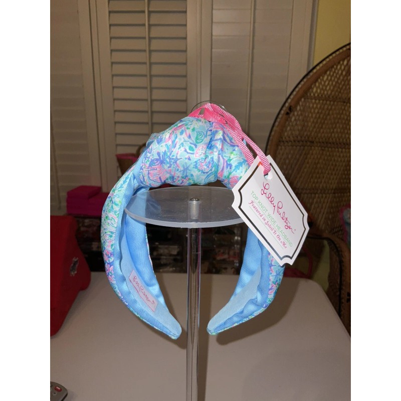 Lilly Pulitzer NWT Top Knot Wide Headband Soleil It On
