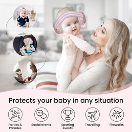 BabyBond Baby Ear Protection Ultra - Comfort Baby Headphones: Noise Reduction Earmuffs Against Hearing Damage and Improves Sleep for Babies and Toddlers up to 36 Months - Color: Green