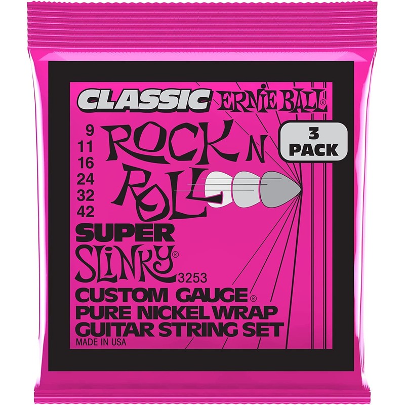 Ernie Ball Regular Slinky Classic Rock 'n' Roll Pure Nickel