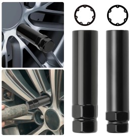 NSIoutlet 2 PCS 6 & 7 Spline Lug Nut Key Socket Set, Carbon Steel Wheel Lock Removal Tool