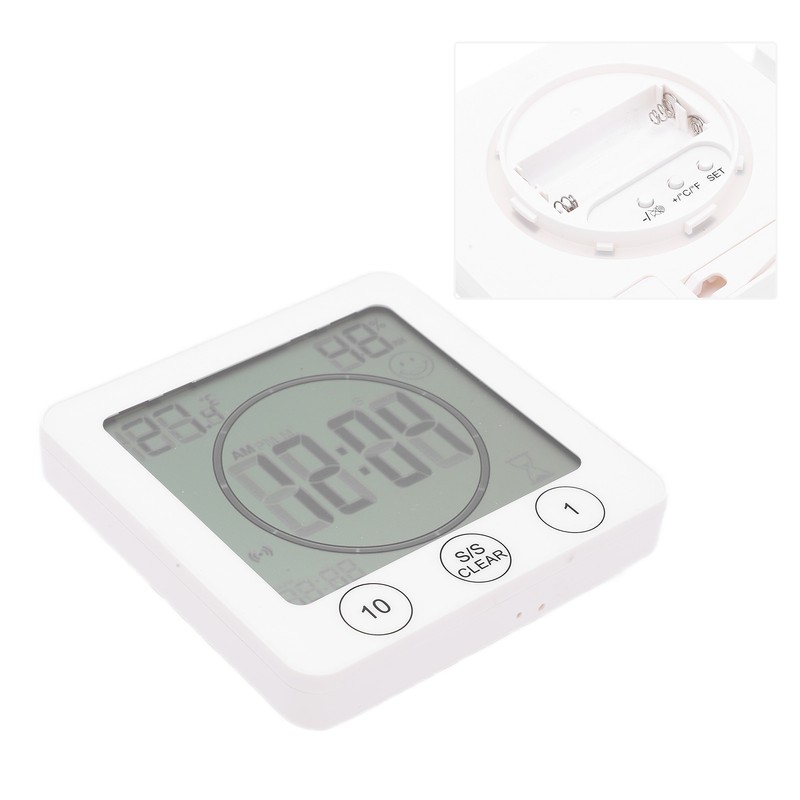 Temperature and Humidity Meter Indoor Thermometer Hygrometer Timer for Home