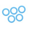 5pcs Baby Soft Silicone Teething Ring Toy Infant Safe Elastic