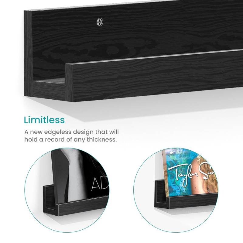 ELITEROO Vinyl Record Wall Mount, Album Display for Vinyl Records