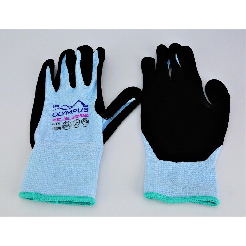 Armor Guys Pair 04-300MTN-XXL Armor Guys 13g Blue Yarn Black