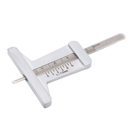 Tire Tread Gauge, Depth Meter, Lightweight Portable Depth Gauge, Precision Machining, Vehicle Repair Tools, Stainless Steel Depth Gauge, Tire Groove Depth Measurement, Brake Pad Wear Measurement