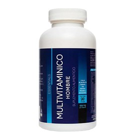 Essentials MULTIVITAMINICO PARA HOMBRES | Contiene los aminoácidos que necesita el hombre: L-Arginina, L-Citrulina, L-Carnitina | Complejo B | Minerales: Zinc, Cobre, Hierro, Potasio, Cromo | Antioxidantes | Formulado para las necesidades específicas del