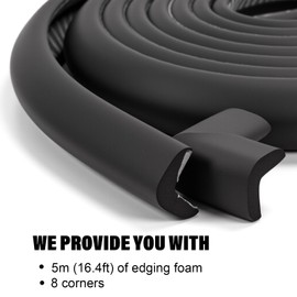 Corner Protectors Child Safety with 5m Baby Proofing Edge Bumper Strip and 8 Childsafe Corners, Table Corner Protectors for Baby, Pre-Taped Corner Guards for Table, Fireplace, Countertop