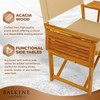 Outdoor Folding Directors Chair with Side Tables
