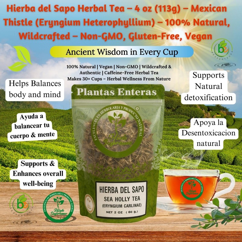 Hierba del Sapo Herbal Tea – 4 oz (113g) –