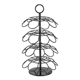 ZONADAH Coffee Capsule Holder 360 Rotating Coffee Pod Rack Coffee Capsule Stands Coffee Pod Carousel Holder Organizer Compatible with 36 Cup Pods