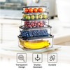 My Happy Home 5 Piece Set Rectangular Food Storage Containers