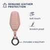 kwmobile Premium Leather Car Key Protective Case Compatible with BYD