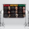 Sunwer Black History Month Photo Booth Backdrop African American National