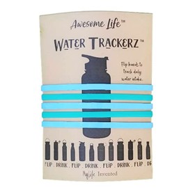 Awesome Life Water Trackerz - Trackers for Your Water Bottle Light Blue