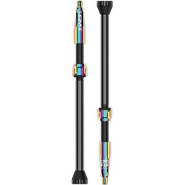 Lezyne TLR Bicycle Tubeless Valve Stem, Road, Gravel, Mountain Bike, Presta, Valve Core Remover, 80mm, Neo Metallic