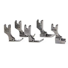 YEQIN 5Pcs Industrial Sewing Machine Presser Feet for Juki S518N P36LN P36N P35 P363 (Silver)