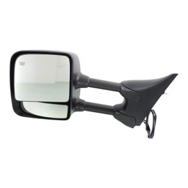 Garage-Pro Mirror Compatible with Nissan Titan 2004-2005 For Models With Towing Package Driver Side With Heated Manual Folding Blind Spot Glass