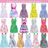 43Pcs Doll Clothes and Accessories Pack Including 10 Mini Dresses