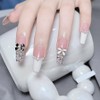 Self Nail Ballerina Nail Tips Artificial Nails 24p + Double Sided Tape Glue, 1 Piece, Ballerina Shape #06 / 셀프네일 발레리나 네일팁 인조손톱 24p +양면테이프글루, 1개, 발레리나쉐입#06