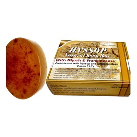BIBLE N Beautyoils Cleanse Me With Hyssop Natural Soap Bar, Herbal Soap Bar Infused with Hyssop, Myrrh, and Frankincense Fragrance for Refreshing Experience (Myrrh and Frankincense)