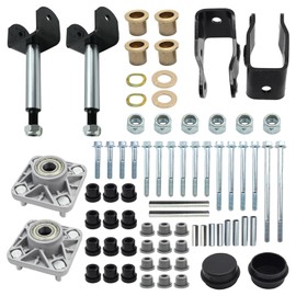 DUZFOREI Deluxe Golf Cart Front End Repair Kit, Club Car Repairment, Replacement for Precedent Gas Electric Models 2004-Up, Replaces 102288401 102506301