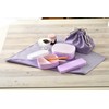 Tatsumiya iro 18.0 Slide Spoon & Chopsticks Set, Blueberry, Size: