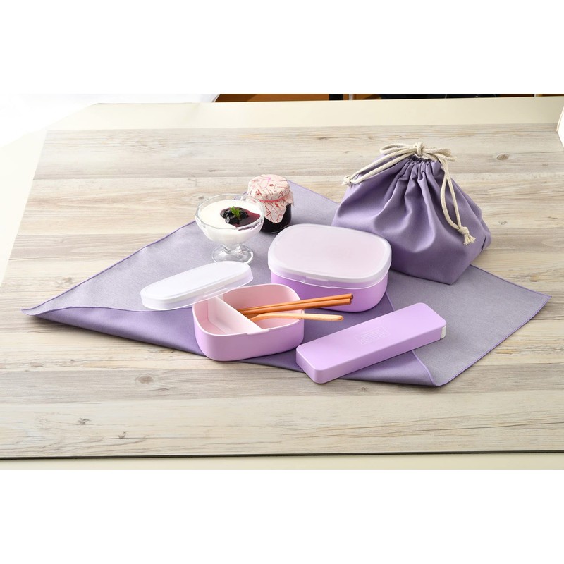 Tatsumiya iro 18.0 Slide Spoon & Chopsticks Set, Blueberry, Size: