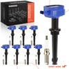 A-Premium (Blue) Set of 16 Ignition Coil Pack and Iridium