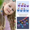 8PCS Butterfly Braids Hair Clips Butterfly Dreadlock Accessories Charms African