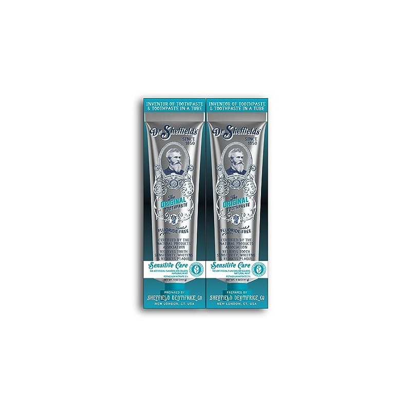 Dr. Sheffield Certified All Natural Toothpaste - FOR SENSITIVE TEETH