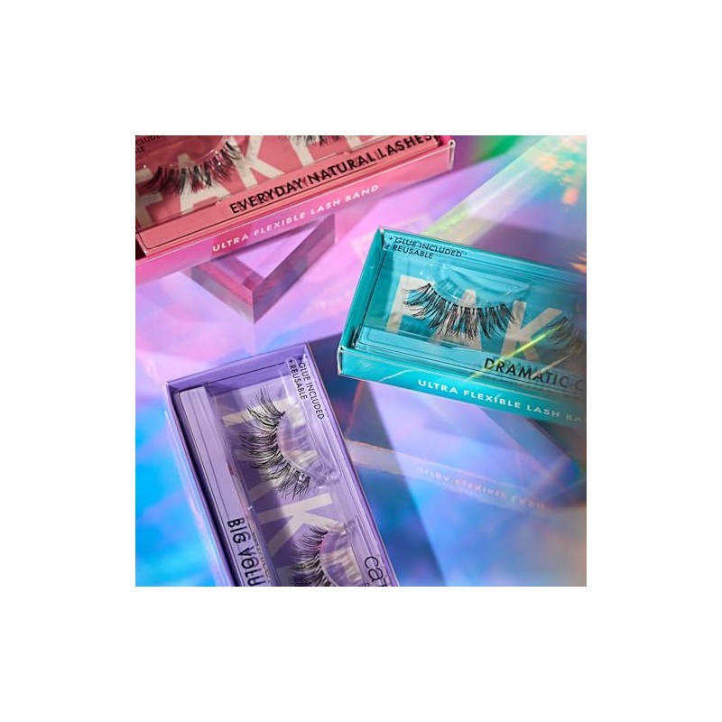 Catrice Faked Big Volume Lashes, False Eyelashes, Black, Long-Lasting, False