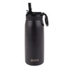 Oasis Insulated Sports Bottle with Sipper, Black, 780 ml