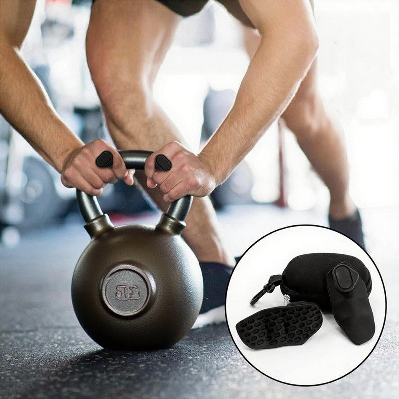 Non-Slip Gym Gloves - Rubber Anti-Slip Ergonomic Workout Gloves for