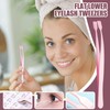 Eyelash Applicator Tool,Eyelash Cluster Tweezers | Non Slip Precise Professional