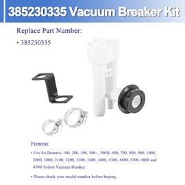 385230335 Vacuum Breaker Kit Replacement for Dometic RV Toilet 100, 200, 300, 500+, 1 Pack