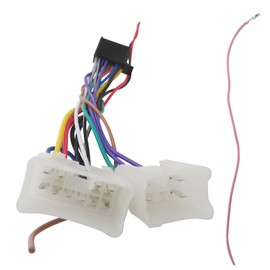 Radio Wiring Harness Fit for Metra 701761, Radio Wiring Plug Connector Fit for Toyota 1987-Up Non-JBL All Models, Power 4 Speakers, Vicue New Version