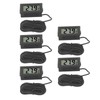 5PCS Electronic Digital Display Thermometer Black Mini Embedded Indoor Digital