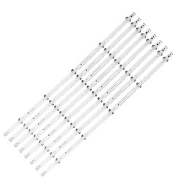 XIMAIACC 8 Pieces LED Backlight Strips for Vizio 65''TV V655-H19 V655-H9 V655-J04 V655-J09 V650DJ4-D03 303IN650032 6C01B001NL000/NL200 JL.D65051330-202AS-M V02