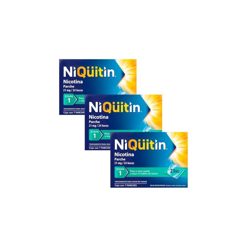 NiQuitin Etapa 1-3 Pack Tratamiento Para Dejar De Fumar